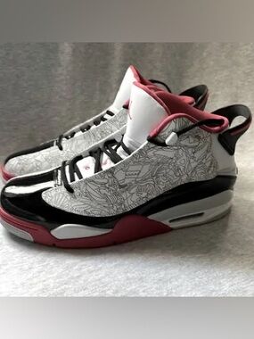 Nike Athletic Shoes - Red, Black, White